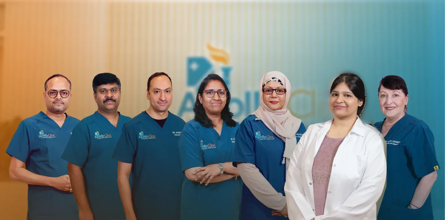Apollo Clinic Kuwait doctors and laboratory team in Mahboula